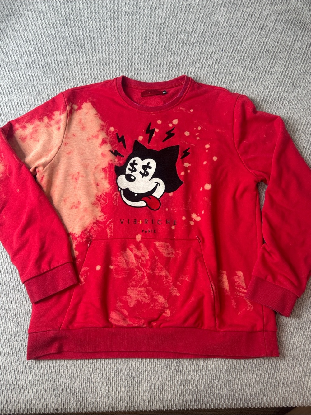 VIE+Riche Paris Sweatshirt Red Sz XL Men’s